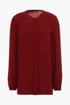Loro Piana | Silk-blend crepe de chine blouse商品图片,3.5折