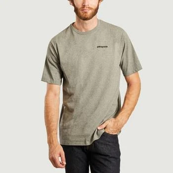 推荐T-shirt P6 logo gravel heather PATAGONIA商品