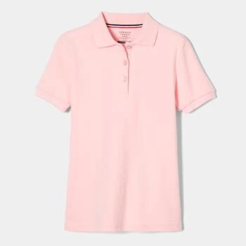 推荐Girls Short Sleeve Picot Collar Interlock Polo T-Shirt商品