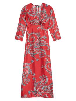 sandro连衣裙, Sandro | Talina Paisley Midi Dress商品图片 3.4折