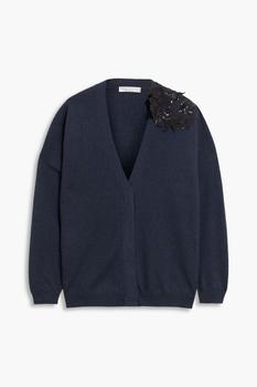 Brunello Cucinelli | Sequin-embellished cashmere cardigan商品图片,4折