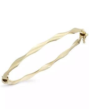 Macy's | 10k Gold Bracelet, Twist Bangle,商家Macy's,价格¥2568