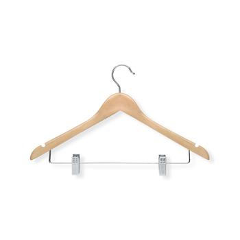 商品Honey Can Do | Suits Wooden Maple Clip Hangers, Set of 12,商家Macy's,价格¥280图片