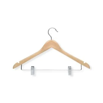 Honey Can Do | Suits Wooden Maple Clip Hangers, Set of 12,商家Macy's,价格¥342