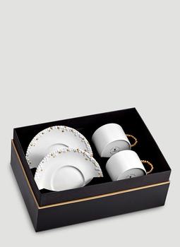 商品L'Objet | Set of Two Mojave Teacup And Saucer in White,商家LN-CC,价格¥2040图片