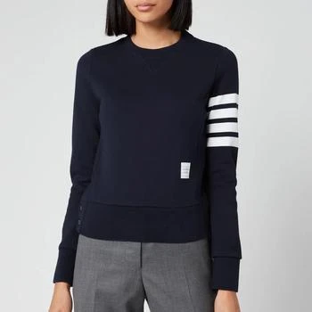 推荐Thom Browne Women's 4-Bar Classic Loopback Sweatshirt商品