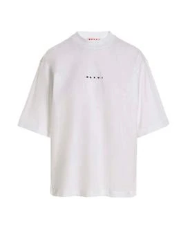 推荐Marni Logo-Printed Crewneck T-Shirt商品