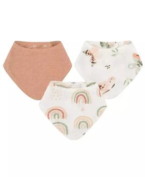 Crane Baby | Infants Parker Rainbow/Butterfly Muslin Bib, 3-Pc. Set,商家Macy's,价格¥221