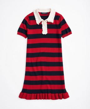 商品Brooks Brothers | Girls Merino Wool Stripe Sweater Dress,商家Brooks Brothers,价格¥295图片