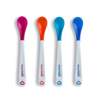 商品NUK | Munchkin White Hot Soft Tip Infant Safety Spoons, 4 Count,商家Macy's,价格¥117图片