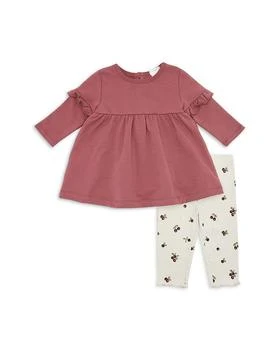 Girls' Fleece Dress & Cranberries Print Leggings Set - Baby