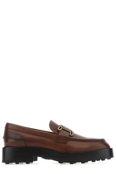 Tod's | Tod's Logo Buckled Slip-On Loafers商品图片,7折