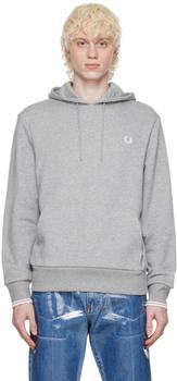 Fred Perry | Gray Tipped Hoodie商品图片,8.3折
