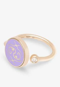 Intisars | Me Oh Me Purple Exceptional18K Rose Gold Diamond Ring,商家Thahab,价格¥22816