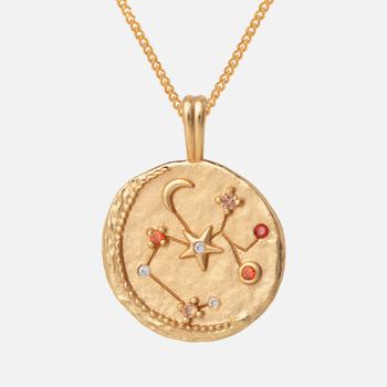 推荐Astrid & Miyu Women's Zodiac Sagittarius Pendant Necklace - Gold商品