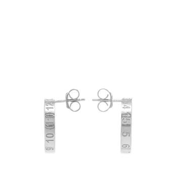 马丁·马吉拉是什么牌子, MAISON MARGIELA | Maison Margiela Branded Circle Studd Earrings商品图片 4折
