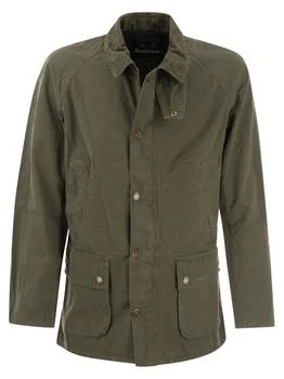 Barbour | Barbour Long Sleeved Buttoned Overshirt,商家Cettire,价格¥1376