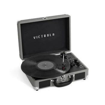 Journey Bluetooth Suitcase Record Player with 3-Speed Turntable