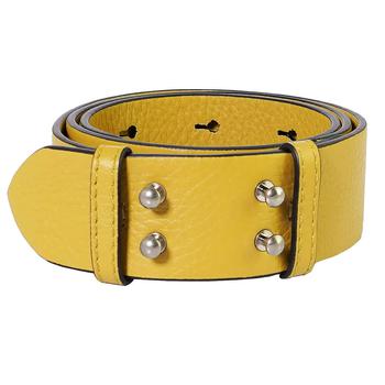 巴宝莉皮带, Burberry | The Small Ladies Belt Bag Grainy Leather Belt- Cornflower Yellow商品图片 6.9折