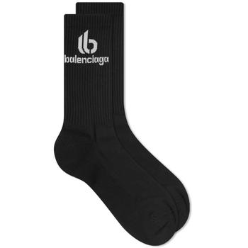 加拿大巴黎世家袜子鞋, Balenciaga | Balenciaga Double B Logo Socks商品图片 满$200享9.5折, 满折