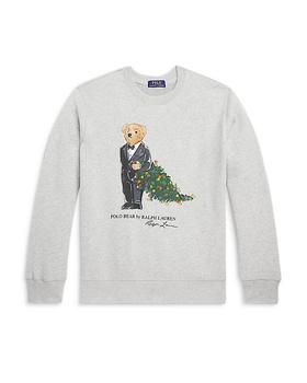 商品Ralph Lauren | Boys' Polo Bear Holiday Sweatshirt - Little Kid, Big Kid,商家Bloomingdale's,价格¥265图片