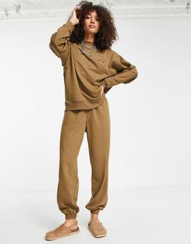 美国Topshop, Topshop | Topshop co-ord oversized 90s jogger in mink商品图片 4.6折