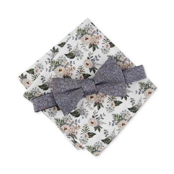 Bar III | Men's Levetin Pre-Tied Floral Bow Tie & Pocket Square Set, Created for Macy's商品图片,4折, 独家减免邮费