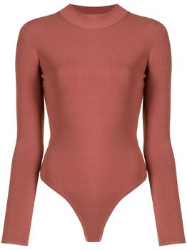 product open-back long-sleeved bodysuit - women image