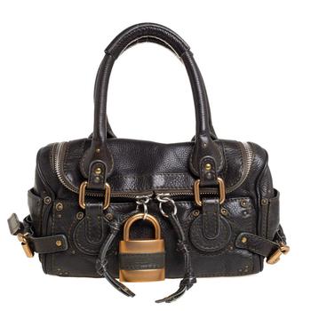 chloe tote真假, [二手商品] Chloé | Chloé Olive Green Leather Paddington Satchel商品图片 2折