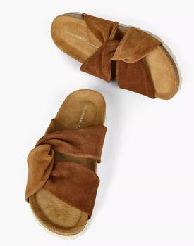 Madewell | Intentionally Blank Suede Jordana Slide Sandals商品图片,
