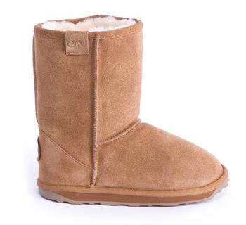 推荐EMU Australia Kids' Wallaby Lo Sheepskin Boots - Chestnut商品