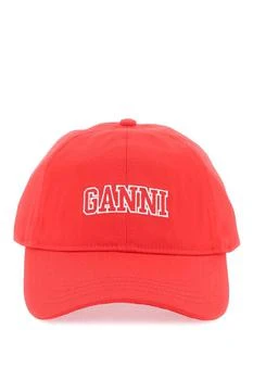 Ganni | Ganni logo baseball cap 6.6折
