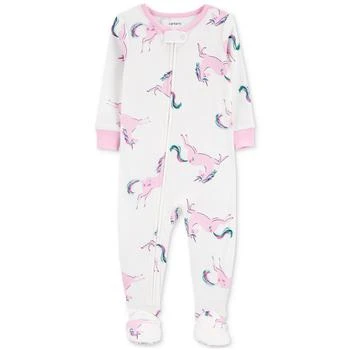 Carter's | Toddler Girls 1-Piece Unicorn Footed Pajama 3.5折