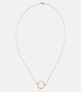 Repossi | Antifer 18kt rose gold necklace with diamonds,商家MyTheresa,价格¥23408