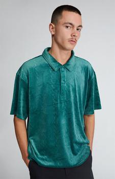 推荐Deboss Velour Polo Shirt商品