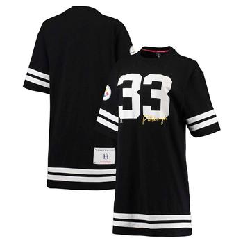Tommy Hilfiger | Women's Black Pittsburgh Steelers Clair Half-Sleeve Dress商品图片,7.9折