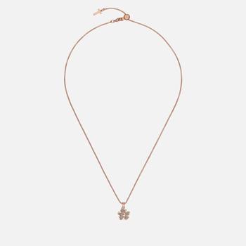 Ted Baker London | Ted Baker Lilea Rose Gold-Tone and Glittered Enamel Necklace商品图片,6折×额外8折, 额外八折