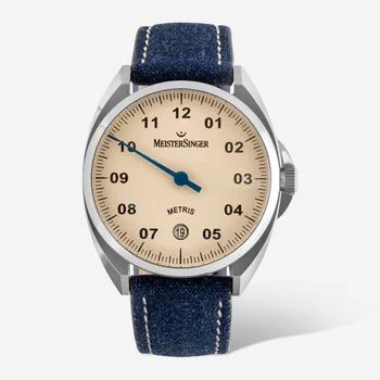 推荐MeisterSinger Metris Stainless Steel Men's Automatic Watch ME903商品
