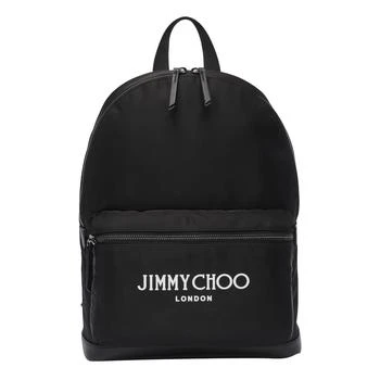 推荐Jimmy Choo Logo Printed Zipped Backpack商品