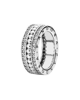 潘多拉戒指是什么牌子, PANDORA | Pandora Silver CZ Ring商品图片 3.9折