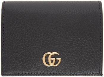 Gucci | Black Small GG Marmont Card Case Wallet商品图片,独家减免邮费