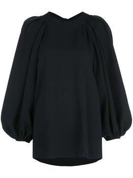 product open-back balloon-sleeved blouse - women image