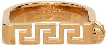 范思哲戒指正品, Versace | Gold Greca Bar Ring商品图片 