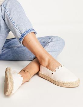 Truffle Collection studded espadrille shoes in beige product img