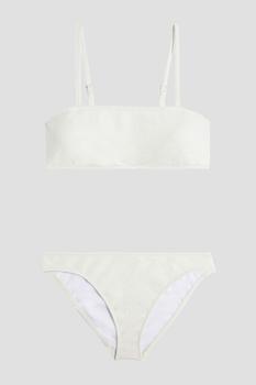 IRIS & INK, IRIS & INK | Annette seersucker bandeau bikini商品图片 2.8折