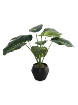商品Flora Bunda | 22" Artificial Traveler's Palm Plant In 8" Geo Ceramic Pot,商家Saks OFF 5TH,价格¥1058图片