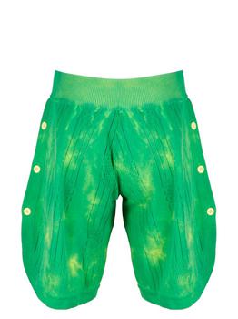 GCDS | GCDS Tie-Dye Knitted Bermuda Shorts商品图片,4.7折