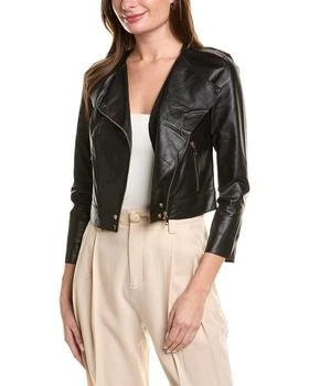 LaMarque | LAMARQUE Rita Leather Moto Jacket,商家Premium Outlets,价格¥1394