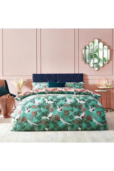 韩国美妆蛋, Furn | Botanical Duvet Set Duck Egg Blue (King) (UK Superking)商品图片 7.2折
