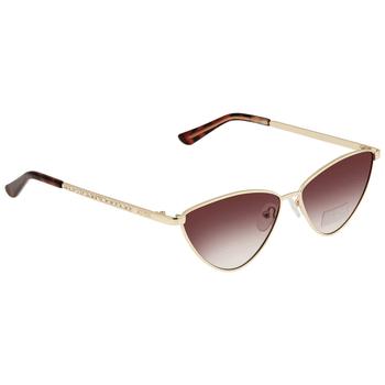 推荐Guess Brown Gradient Cat Eye Ladies Sunglasses GF6095 32F 60商品